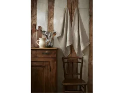 MARGAUX - Lot De 2 Torchons Essuie-vaisselle 50x70cm Lin Lavé Sable -Herman Miller Magasin linge de table 15912457