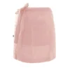 OUREA - Demi-Tablier Avec Double Poche Gaze De Coton Rose Pêche