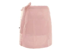 OUREA - Demi-Tablier Avec Double Poche Gaze De Coton Rose Pêche