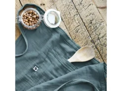 OUREA - Demi-Tablier Avec Double Poche Gaze De Coton Canard -Herman Miller Magasin linge de table 15912927