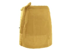 OUREA - Demi-Tablier Avec Double Poche Gaze De Coton Safran