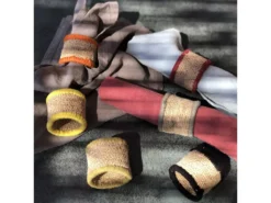 Set 6 Ronds Serviette Jonc De Mer -Herman Miller Magasin linge de table 18262995