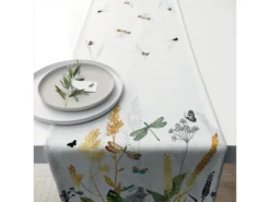 Chemin De Table En Coton Libellules 40 X 150 Cm