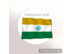 Lot De 2 Sets De Table à Franges 33x46 Cm PAPEETE Blanc Naturel -Herman Miller Magasin linge de table 22250713