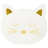 Lot De 2 Sets De Table Enfant CHAT Blanc White