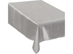 Nappe Satin Argent 140 X 360 Cm