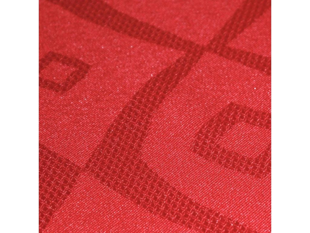 Lot De 2 Sets De Table 35x45 Cm Jacquard 100% Polyester BRUNCH Rouge 4 Lot De 2 Sets De Table 35x45 Cm Jacquard 100% Polyester BRUNCH Rouge – Image 4