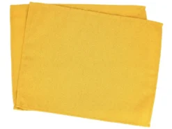 Lot De 2 Sets De Table 35x45 Cm Jacquard Coton CUBE Jaune Curcuma
