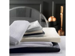 Lot De 2 Sets De Table 35x45 Cm Jacquard 100% Polyester LOUNGE Ecru -Herman Miller Magasin linge de table 8947127