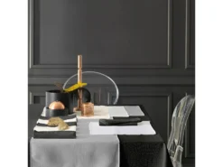 Lot De 2 Sets De Table 35x45 Cm Jacquard 100% Polyester LOUNGE Ecru -Herman Miller Magasin linge de table 8947129