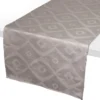 Chemin De Table 45x150 Cm Jacquard 100% Polyester BRUNCH Taupe