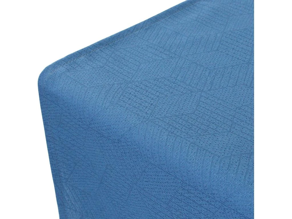 Chemin De Table 45x150 Cm Jacquard Coton CUBE Bleu Cobalt 2 Chemin De Table 45x150 Cm Jacquard Coton CUBE Bleu Cobalt – Image 2