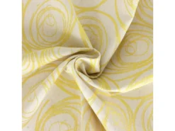 Chemin De Table 45x150 Cm Jacquard Coton SPIRALE Jaune Citron -Herman Miller Magasin linge de table 8947465
