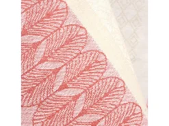 Nappe Rectangle 150x300 Cm Jacquard Coton + Enduction Acrylique CHARLESTON Rouge Corail -Herman Miller Magasin linge de table 8951029