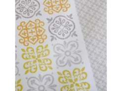 Nappe Rectangle 150x250 Cm Imprimée 100% Polyester CARO Géométrique Gris -Herman Miller Magasin linge de table 8951475