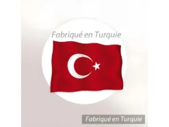 Lot De 3 Serviettes De Table 45x45 Cm Jacquard Coton SPIRALE Anthracite -Herman Miller Magasin linge de table 8954255