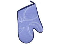 Gant De Cuisine 20x30 Cm Matelassé Coton LINE Bleu -Herman Miller Magasin linge de table 8954839