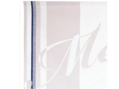 Torchon De Cuisine Jacquard 60x77cm Marianne Ecru Et Blanc -Herman Miller Magasin linge de table 8956191