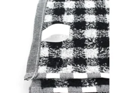 Lot De 2 Torchons De Cuisine éponge 50x50 Cm SQUARES VICHY Vert Pistache -Herman Miller Magasin linge de table 8956447