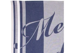 Torchon De Cuisine Jacquard 60x77cm Marianne Bleu -Herman Miller Magasin linge de table 8956513