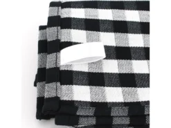 Lot De 2 Torchons De Cuisine Toile 50x70 Cm SQUARES VICHY Jaune -Herman Miller Magasin linge de table 8956943