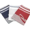 Lot De 3 Torchons De Cuisine Jacquard Anne-de-Solène Marianne Bleu Blanc Et Rouge