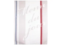 Lot De 3 Torchons De Cuisine Jacquard Anne-de-Solène Marianne Bleu Blanc Et Rouge -Herman Miller Magasin linge de table 8957645