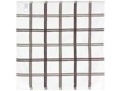 Lot De 2 Torchons De Cuisine éponge 50x50 Cm SQUARES Marron -Herman Miller Magasin linge de table 8958323