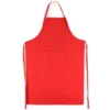 Tablier De Cuisine 60x90 Cm Toile Coton PURE KITCHEN APRON Rouge