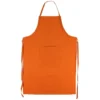 Tablier De Cuisine 60x90 Cm Toile Coton PURE KITCHEN APRON Orange