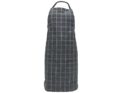 Tablier De Cuisine 60x90 Cm Coton NEW SQUARES Gris