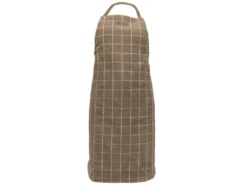 Tablier De Cuisine 60x90 Cm Coton NEW SQUARES Marron