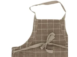 Tablier De Cuisine 60x90 Cm Coton NEW SQUARES Marron -Herman Miller Magasin linge de table 8960333