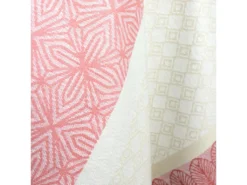 Nappe Ovale 170x240 Cm Jacquard Coton + Enduction Acrylique CHARLESTON Rouge Corail -Herman Miller Magasin linge de table 8961029