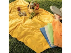 Nappe 160x220 Cm Nid D'abeille 390 G/m2 SUMMER Orange -Herman Miller Magasin linge de table 8961113