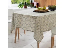Nappe Rectangle 160x350 Cm GRAPHIC Beige Coton + Enduction Acrylique 10 Nappe Rectangle 160x350 Cm GRAPHIC Beige Coton + Enduction Acrylique -Herman Miller Magasin linge de table 8961731