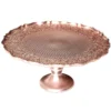 Plat De Présentation En Verre "Mirage" 32cm Rose