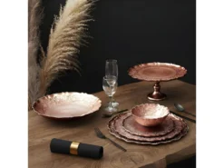 Plat De Présentation En Verre "Mirage" 32cm Rose -Herman Miller Magasin materiel et ustensile de cuisine 19083307