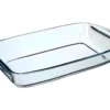 Plat à Four Rectangulaire En Verre 34cm Transparent