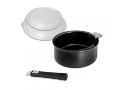 Studio Noir - Série 2 Casseroles 16-18cm, 2 Couvercles Et 1 Poignée