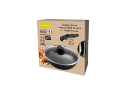 Arom - 1 Sauteuse 24 Cm Avec Couvercle Et Poignée Amovible 6 Arom - 1 Sauteuse 24 Cm Avec Couvercle Et Poignée Amovible -Herman Miller Magasin materiel et ustensile de cuisson 15765363