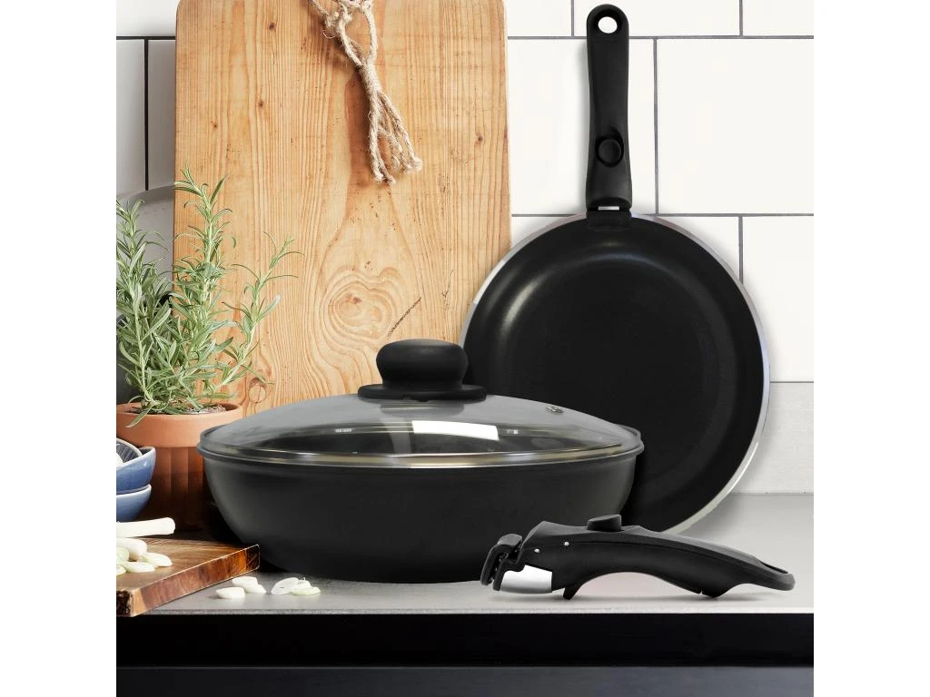 Arom - 1 Sauteuse 24 Cm Avec Couvercle Et Poignée Amovible 4 Arom - 1 Sauteuse 24 Cm Avec Couvercle Et Poignée Amovible – Image 4