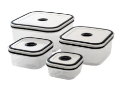 Set 3 Poêles à Frire + 4 Boîtes à Lunch + 3 Ustensiles -Herman Miller Magasin materiel et ustensile de cuisson 15806243