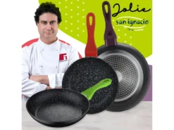 Lot De 3 Poêles à Frire 20/24/28cm En Aluminium Forgé + Ustensile Multi-usages Avec 4 Moules Interchangeables -Herman Miller Magasin materiel et ustensile de cuisson 15806281