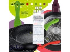 Lot De 3 Poêles à Frire 20/24/28cm En Aluminium Forgé + Ustensile Multi-usages Avec 4 Moules Interchangeables -Herman Miller Magasin materiel et ustensile de cuisson 15806283