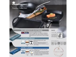 Poêle à Grilller Masterpro Noir Aluminium Forgé (ø 28 Cm) -Herman Miller Magasin materiel et ustensile de cuisson 15806459