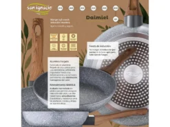 Ensemble De Poêle à Frire Avec Grille 26 Cm Et 28x28 Cm En Aluminium Forgé Et Ensemble De 3 Ustensiles De Cuisine Couverts -Herman Miller Magasin materiel et ustensile de cuisson 15806479