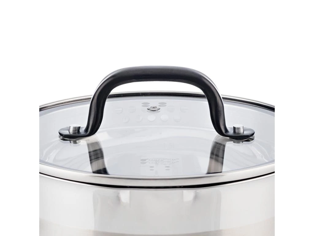 2x Casserole 20 à 24 Cm Avec Couverts En Acier Inoxydable Adapté à L'induction 5 2x Casserole 20 à 24 Cm Avec Couverts En Acier Inoxydable Adapté à L'induction – Image 5