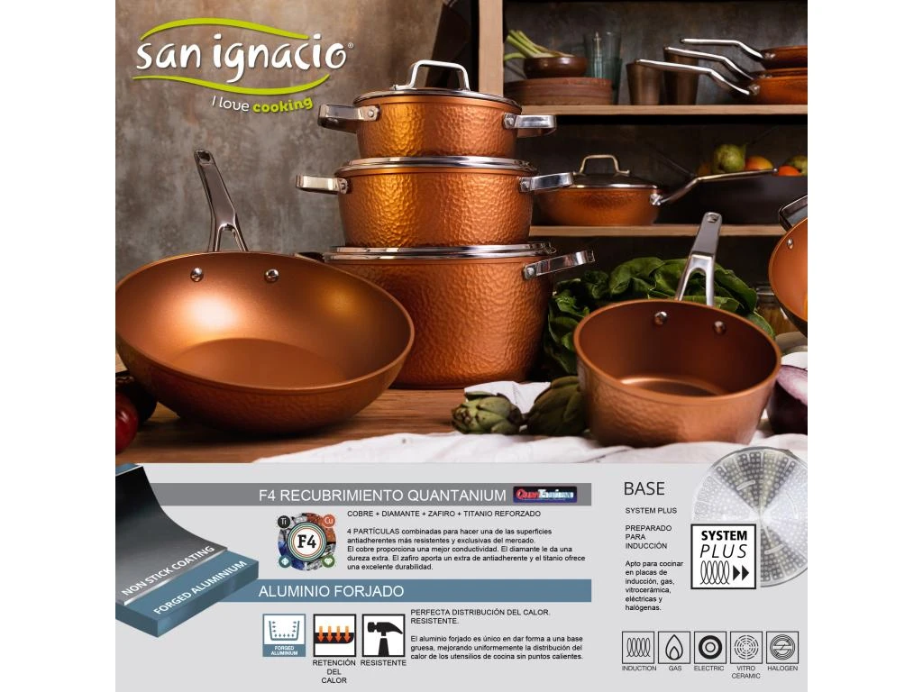 Casserole Avec Couvercle 24x10.4cm Aluminium Forgé Induction, Origen Collection 3 Casserole Avec Couvercle 24x10.4cm Aluminium Forgé Induction, Origen Collection – Image 3