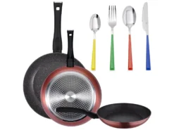 Pack De 3 Casseroles ø20 / 24 Et 28 Cm + Set De Couvertss 24pc